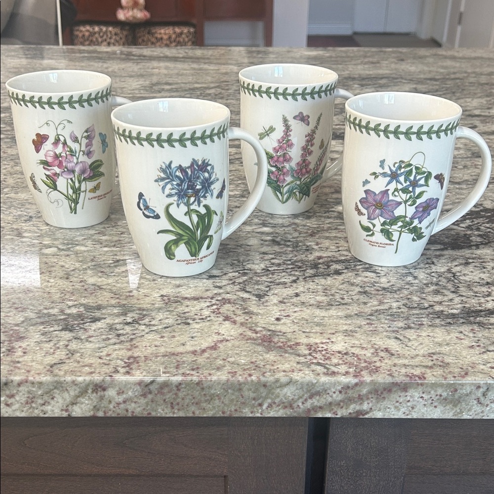 Portmeirion Botanical Garden coffee cups